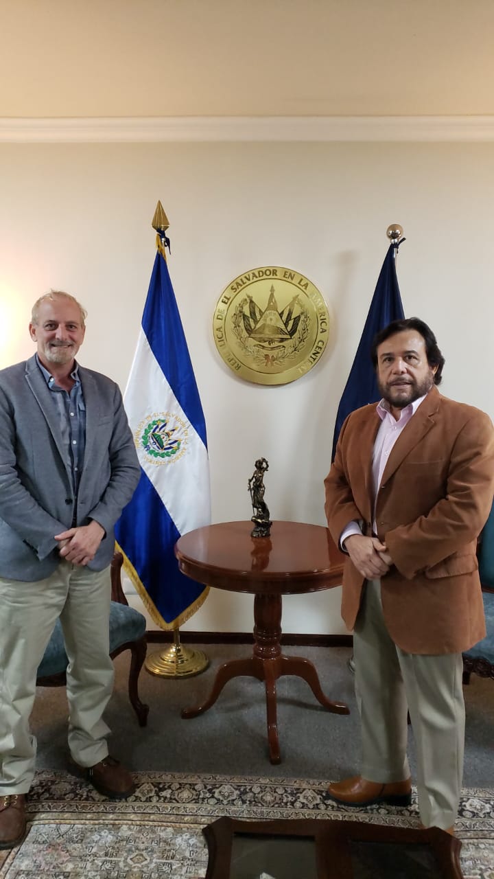 Alex Hasbun meeting with Vice President of El Salvador Dr. Félix Ulloa